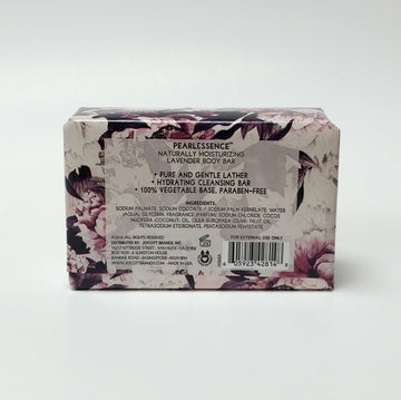 Pearlessence Lavender Naturally Moisturizing Body Soap Bar 8 oz Vegetable Base